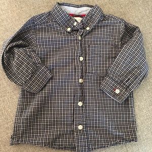 Osh Kosh B’gosh long sleeve plaid button down 3T